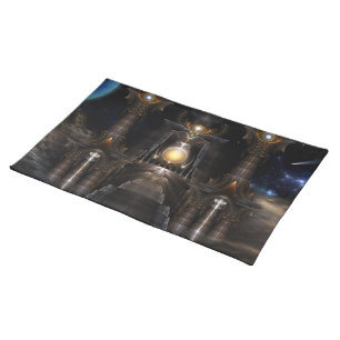 Orb Of Acrellis Fractal Art Table Placemat