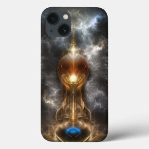 Orb Of Light Fractal Art iPad Barely There Case