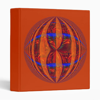 Orb Red Round binder orange