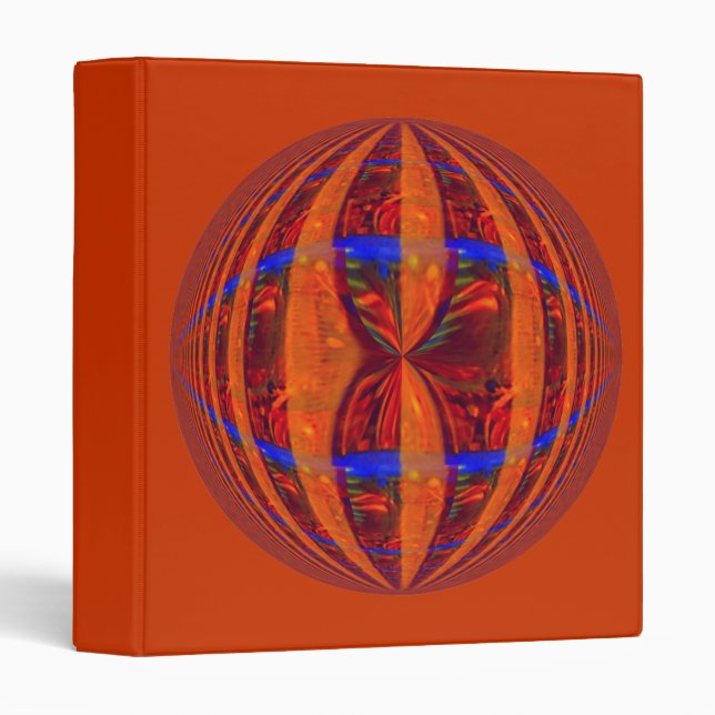 Orb Red Round binder orange (Front/Spine)