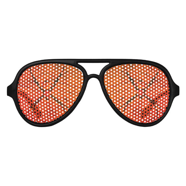 Orb Weaver Orange,  Aviator Sunglasses (Front)