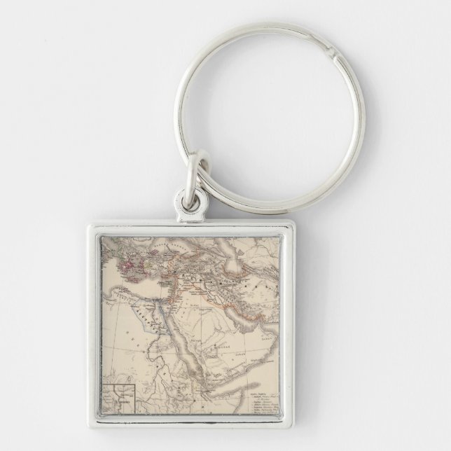 Orbis terrarum regni Assyrii tempore Keychain (Front)