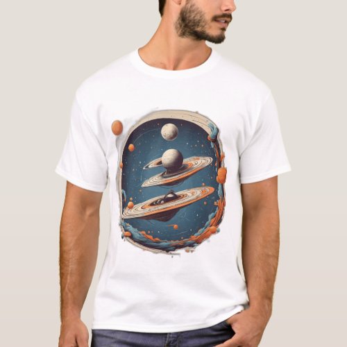 Orbit Creations Explore Gravity with Our Space_I T_Shirt