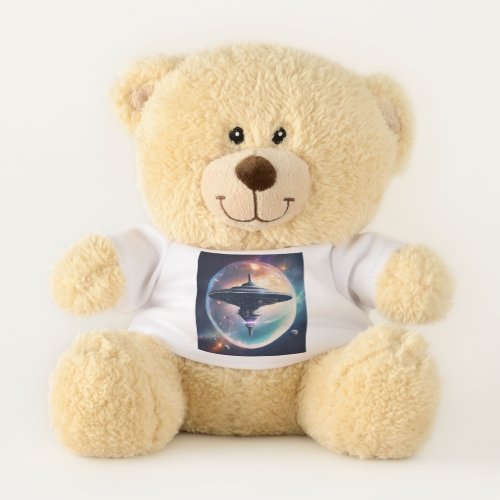 Orbit Elegance Gravity_Defying Space Station Tee Teddy Bear