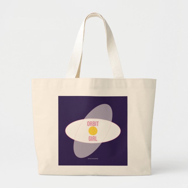 Orbit Girl — 90s Maximalist Tote Bag | Retro (Front)