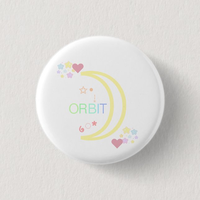 Orbit Kpop Loona Cute Teen Aesthetic Button (Front)