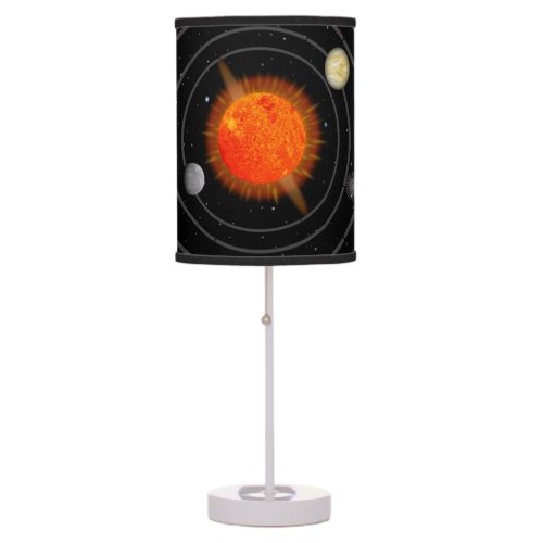 Orbital Designer Diagram Solar System Table Lamp