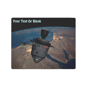 Orbital Dreidel Metal Print