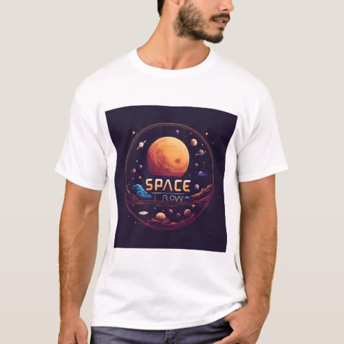 Orbital Odyssey Navigating the Celestial Labyrin T_Shirt