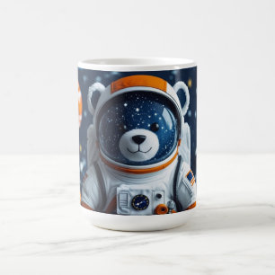 Orbiting Teddy Galaxy Coffee Mug