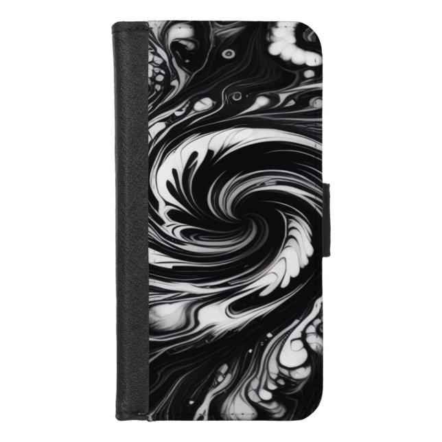 Orbiting Vortex  iPhone Wallet Case (Front)