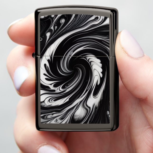Orbiting Vortex  Zippo Lighter (In Hand)