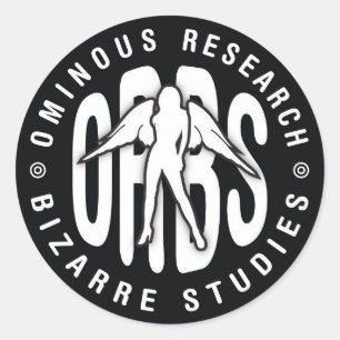 ORBS 1.5 inch W/B Sticker 003