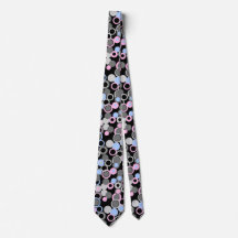 Orbs Polka Dot Black Two-sided Printed