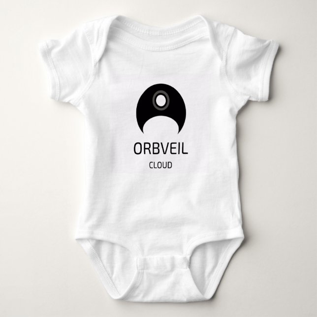 Orbveil Cloud Baby One Pieces Baby Bodysuit (Front)