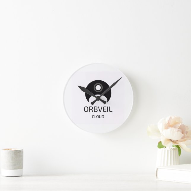 Orbveil Cloud Wall Clock (Home)