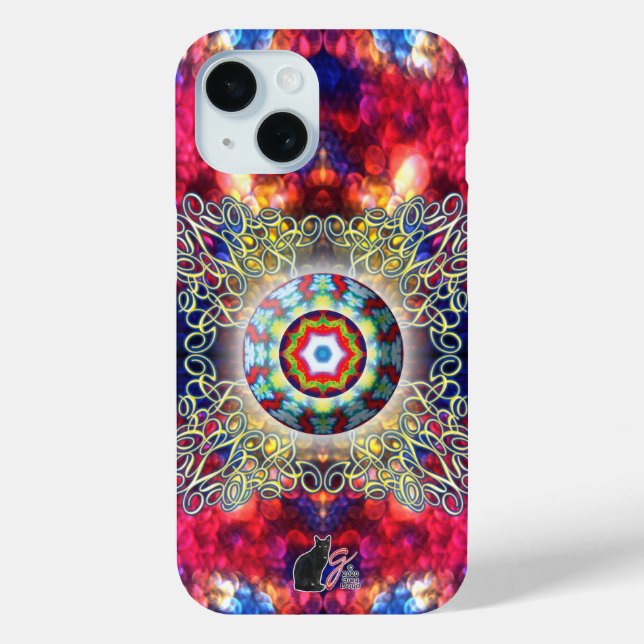 Orbz Kaleid Case-Mate iPhone Case (Back)