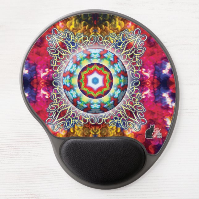 Orbz Kaleid Gel Mouse Pad (Front)