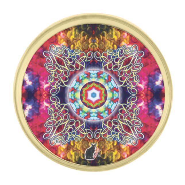 Orbz Kaleid Lapel Pin (Front)