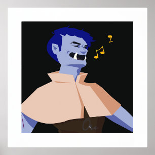 Orc Character Foil Prints