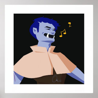 Orc Character Foil Prints