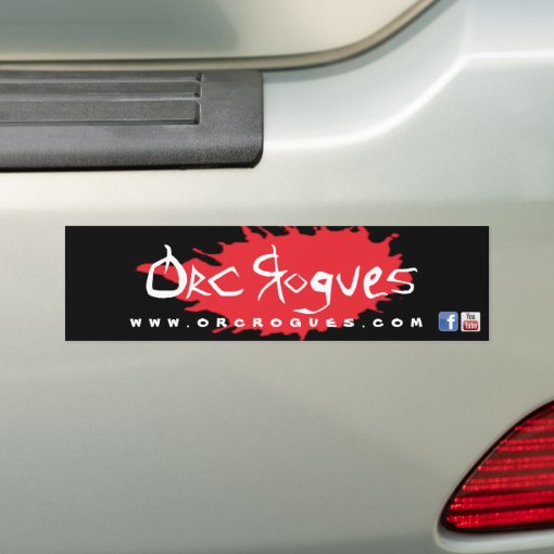 Orc Rogues Bumper Sticker | Zazzle