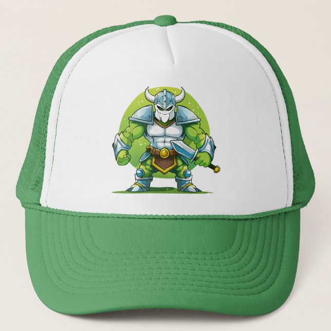 orc warrior trucker hat (Front)