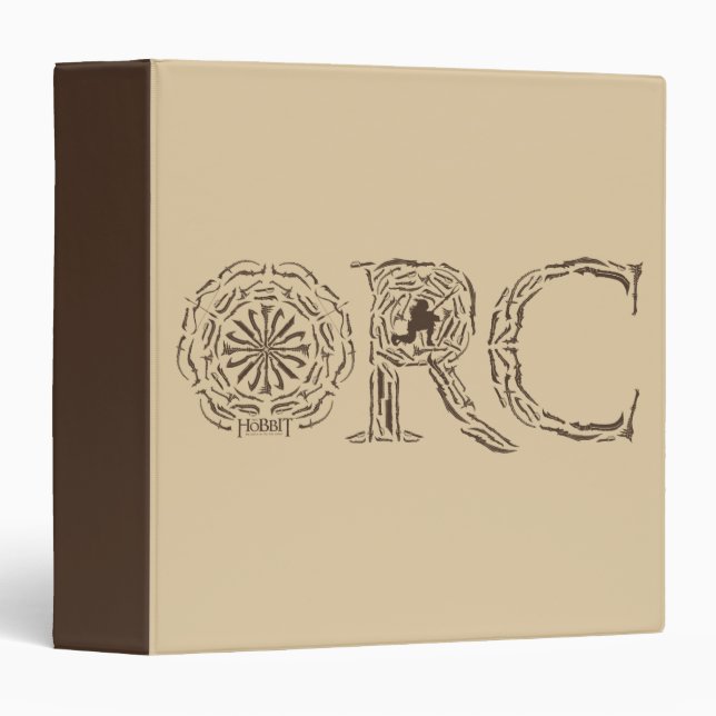 Orc Weapons Collage 3 Ring Binder (Front/Spine)