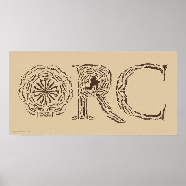 Orc Weapons Collage Poster (Front)