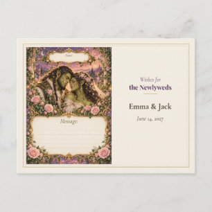 Orc Wedding Guest Book Wishes Postcard