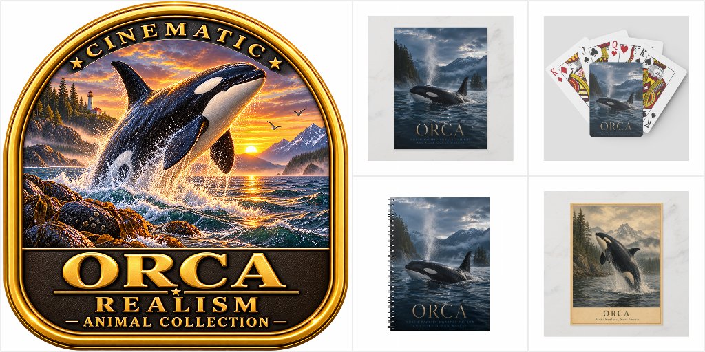 Orca wildlife collection