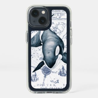 Orca Ancient Blue Speck iPhone Case