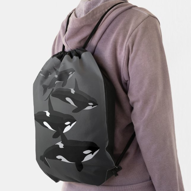 Orca Backpack Killer Whale School Bags Customize (Insitu)