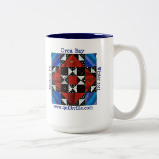 Orca Bay Mystery, Quiltville Two-Tone Coffee Mug