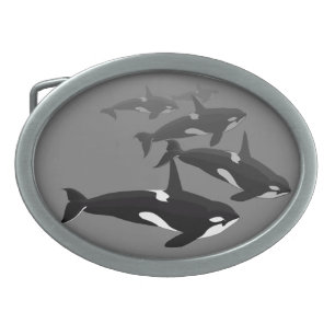 Orca Belt Buckle Killer Whale Art Buckles & Gifts