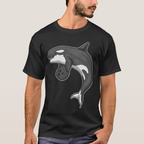 Orca Bowling Bowling ball T_Shirt