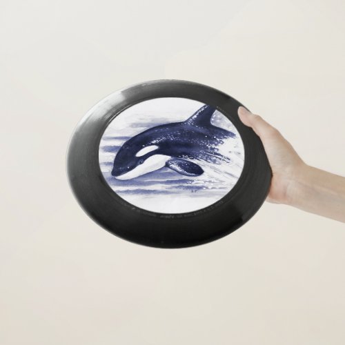 Orca Breaching Blue Wham_O Frisbee