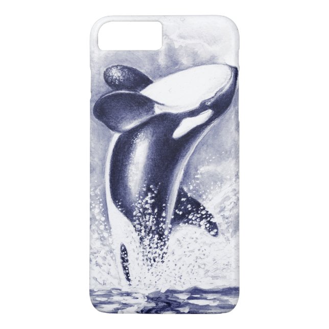 Orca Breaching Case-Mate iPhone Case (Back)