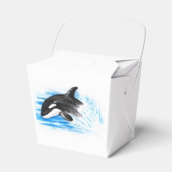 Orca Breaching Favor Boxes by EveyArtStore at Zazzle