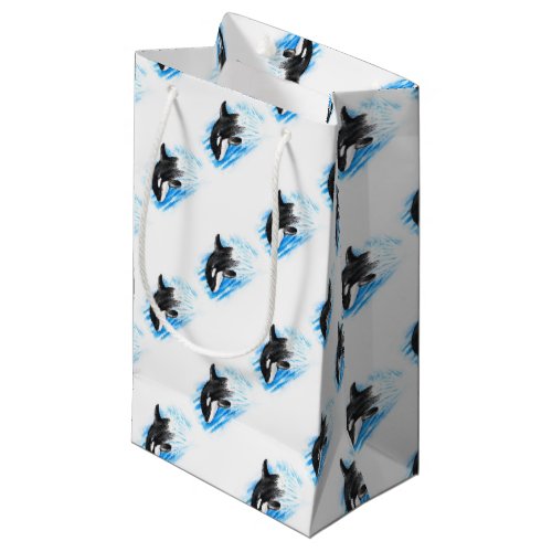 Orca Breaching Small Gift Bag