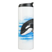 Abstract Art of Orca Tumbler 1 Graphic by Christmas Store