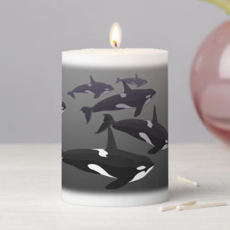 Orca Candles Personalized Whale Art Candles