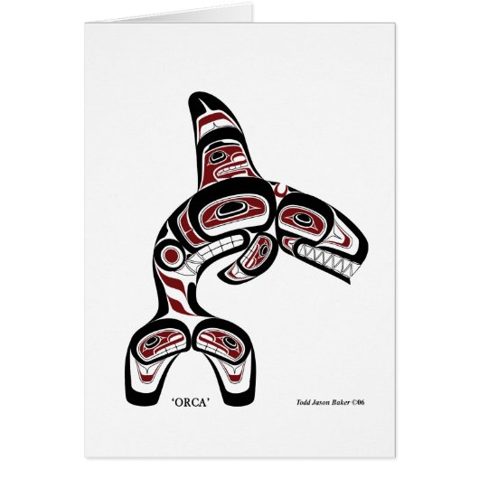 Orca card by Todd Baker (Front)