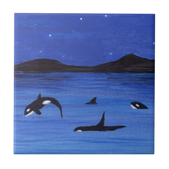 Orca Ceramic Tile (Front)