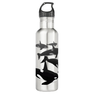 Orca Custom Killer Whale Art Bottles
