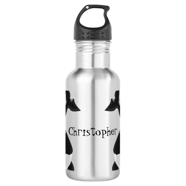 Orca Design Just Add Name Water Bottle (Front)