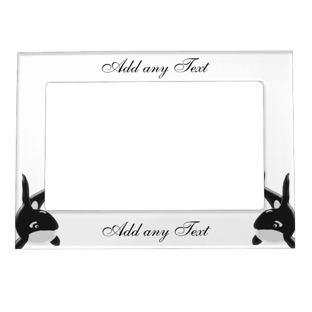 Orca Design Personalised Magnetic Picture Frame (Front)