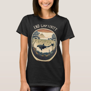 Orca End Captivity Free The Orcas Marine Protectio T-Shirt