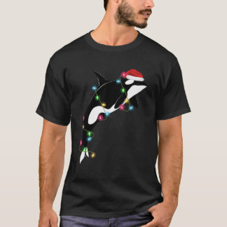 Orca Er Whale Santa Sea Animals T-Shirt