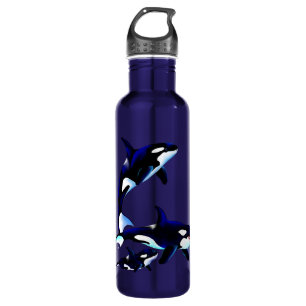Orca Family Stainless Steel Water Bottle